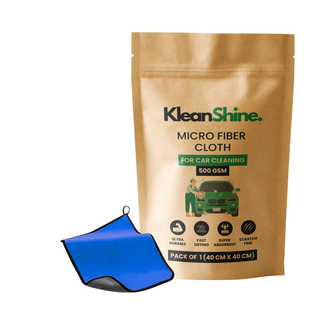 KLEANSHINE Blue 500 GSM Microfiber Cloth For Automobile ( Pack of 1 ) KLEANSHINE Blue 500 GSM Microfiber Cloth For Automobile ( Pack of 1 )