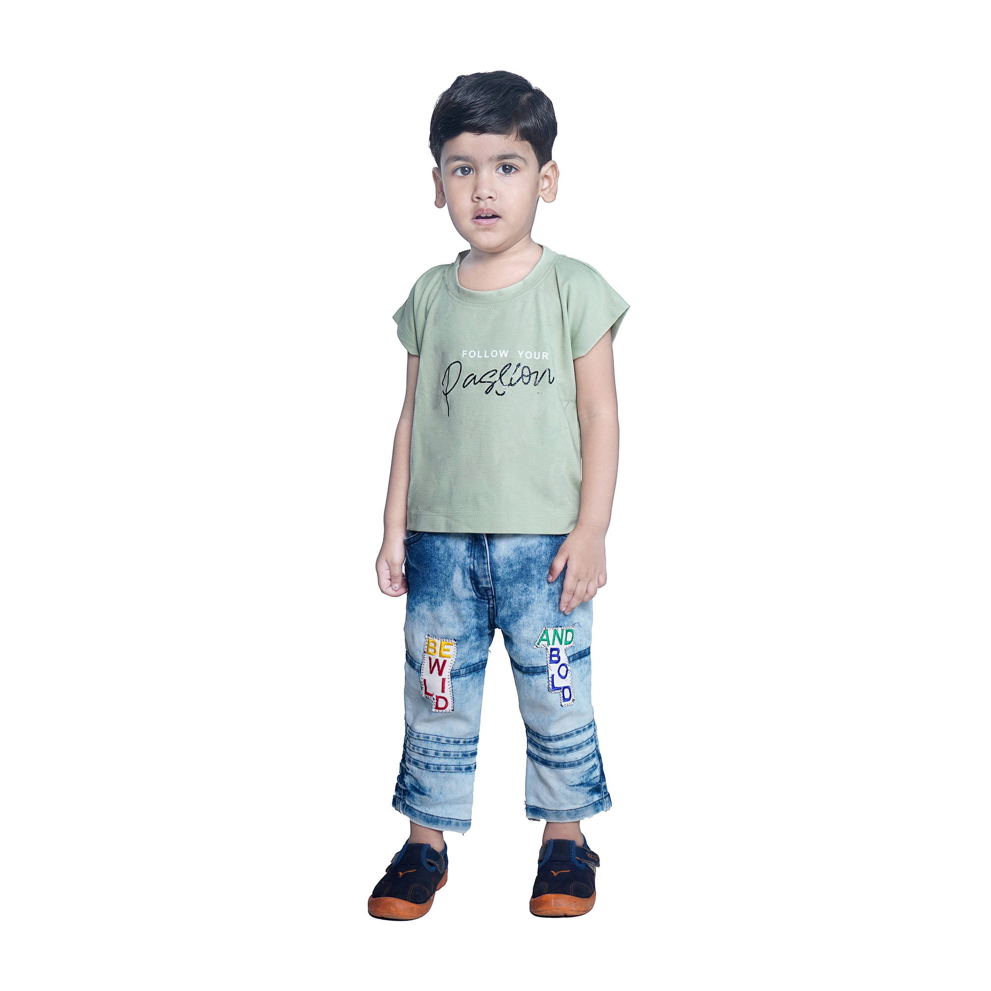     			Kidzee Kingdom Pack of 1 Baby Girls Cotton T-Shirt ( Green )