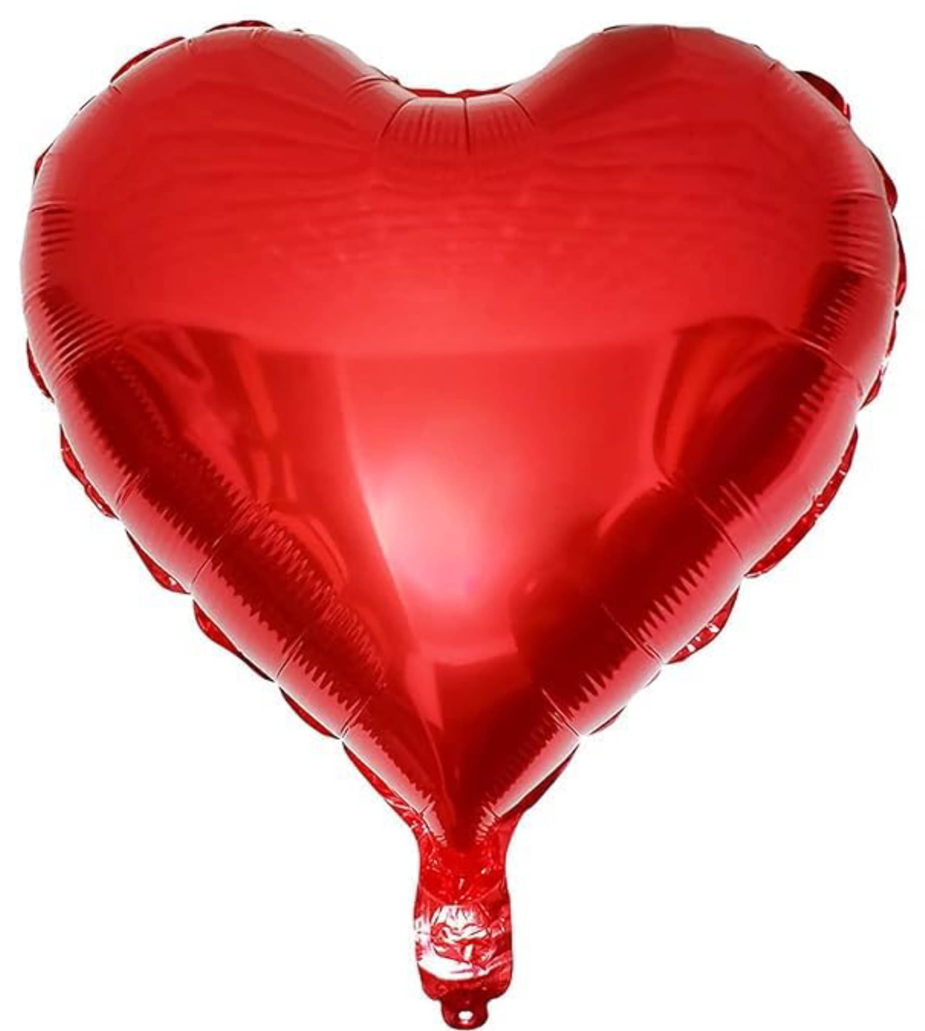     			Red Heart-Shaped Foil Balloons – 6 Pieces – Ideal for Birthdays, Anniversaries & Special Celebrations - 18 Inch