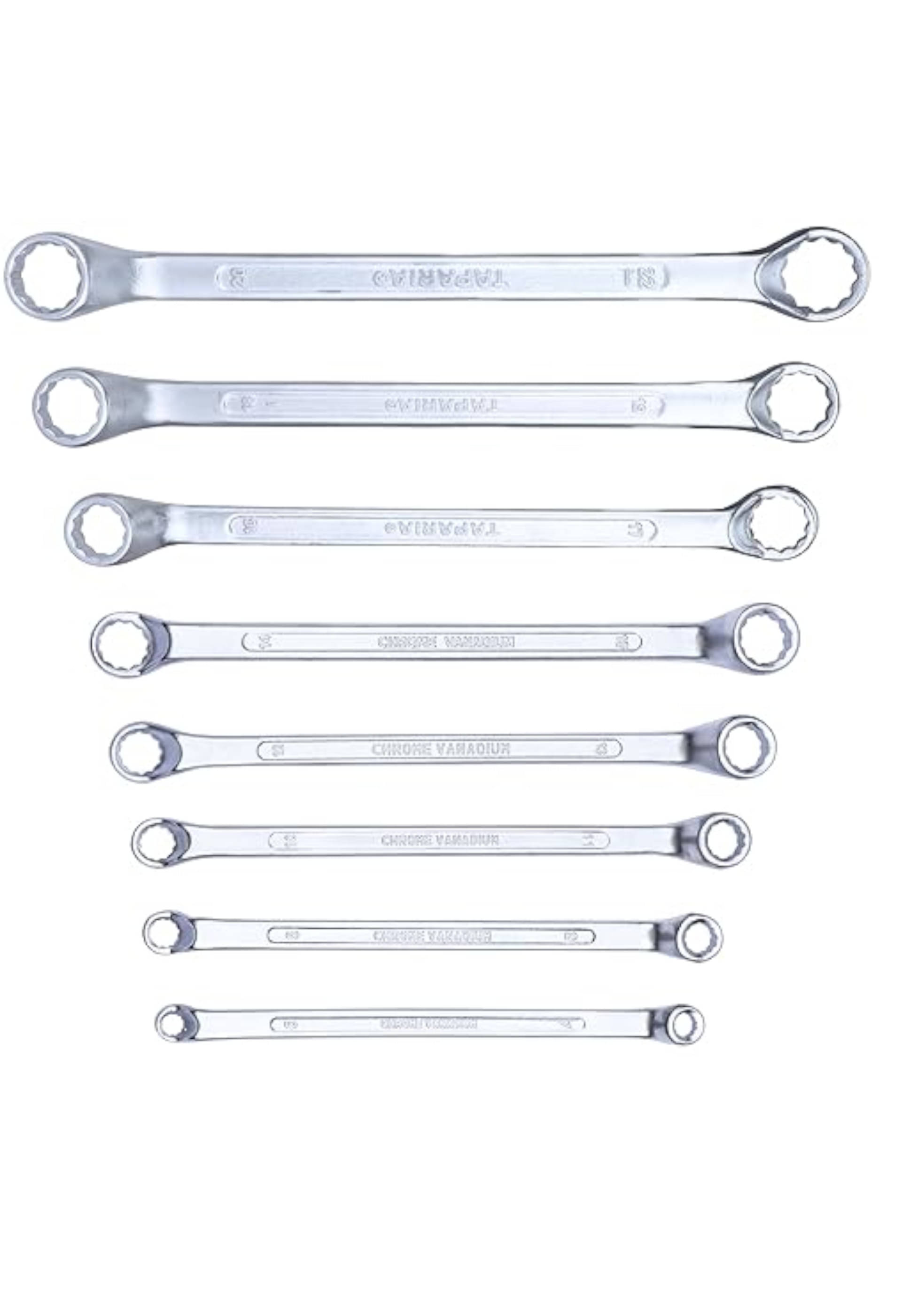     			TAPARIA Ring Spanner 6x7 to 20x22 (6x7,8x9,10x11,12x13,14x15,16x17,18x19,20x22) set of 8 pcs (1808)