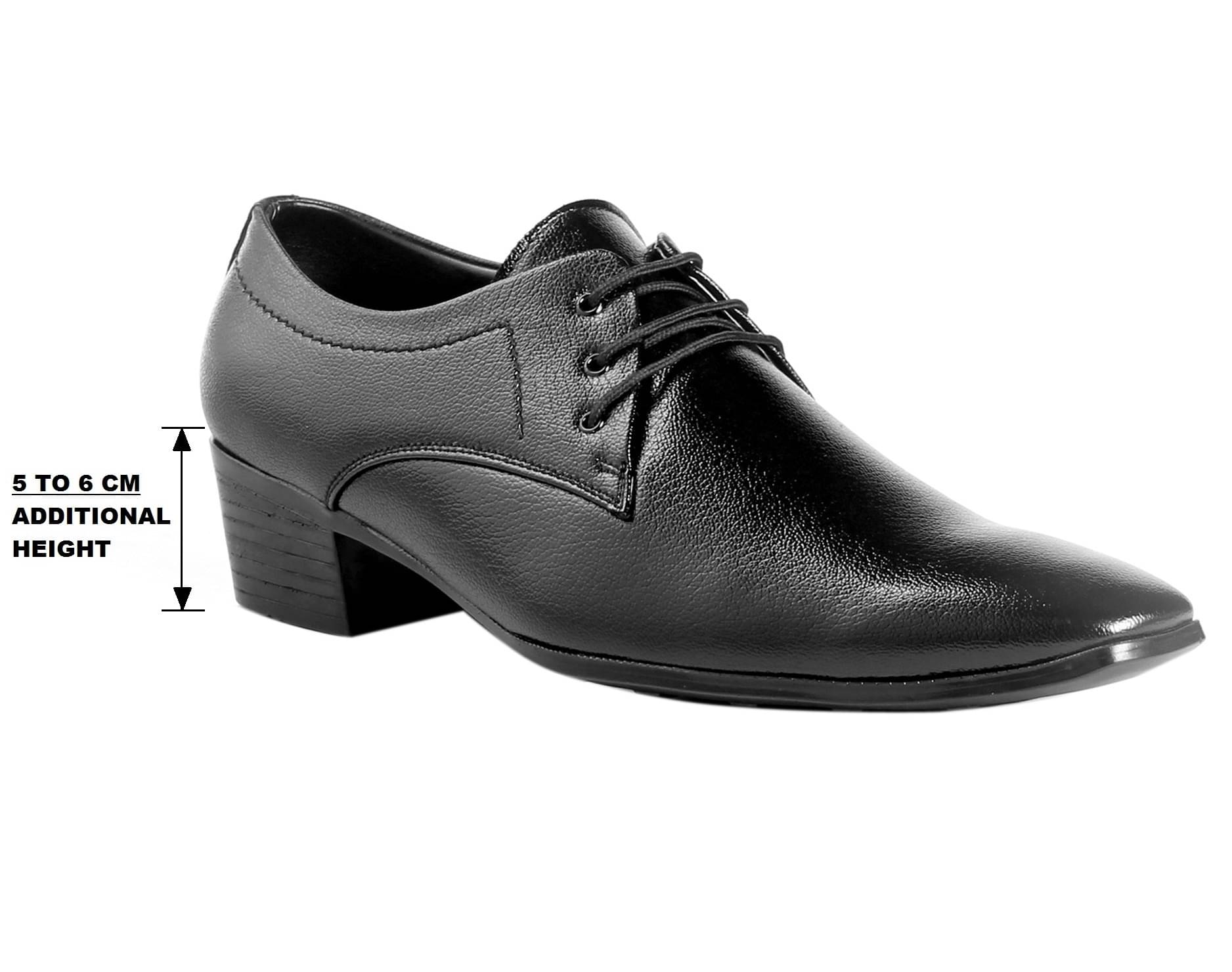 YUVRATO BAXI Black Men's Derby Formal Shoes - Main Image