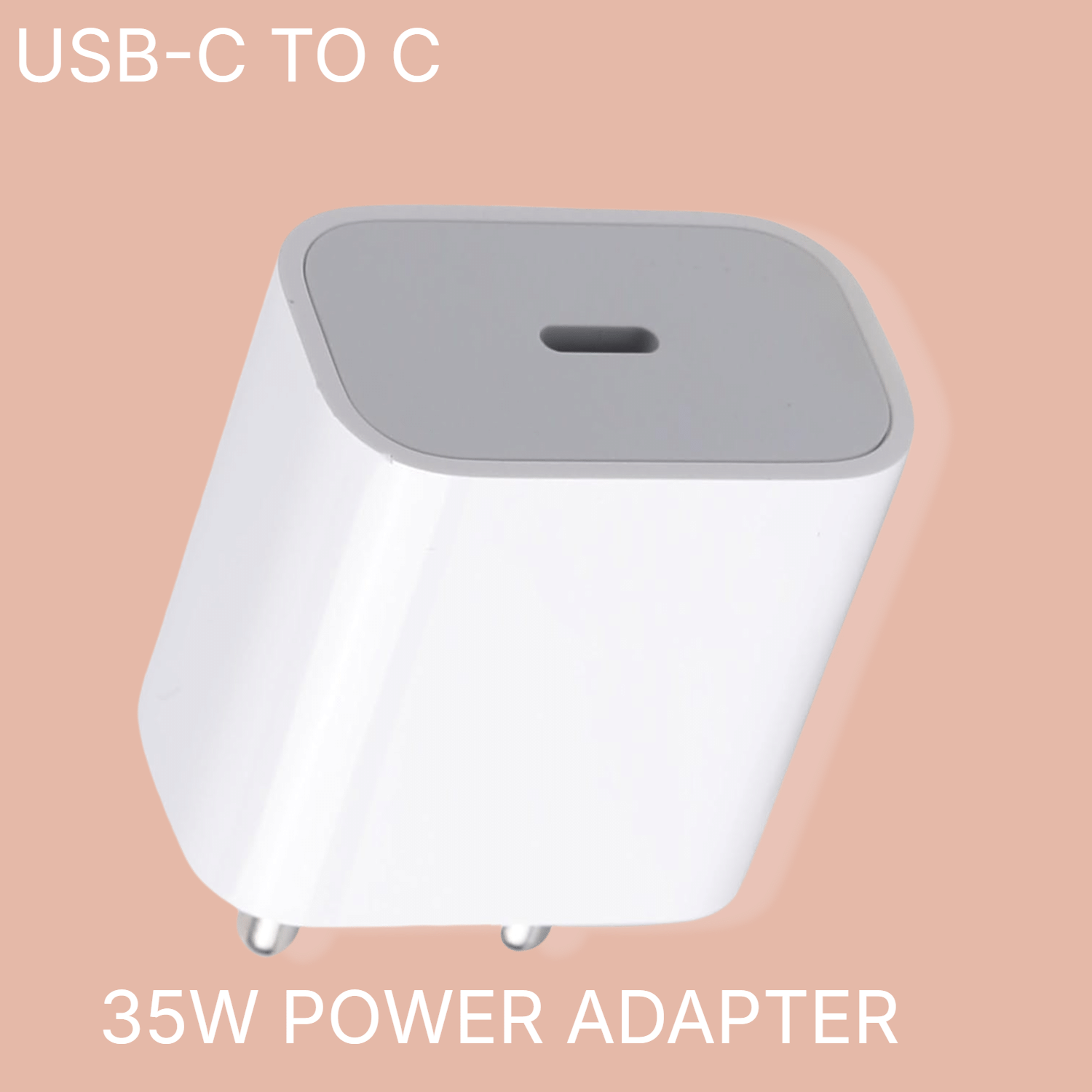     			35W USB-C to USB-C Fast Charger | Power Delivery Adapter for Smartphones, Tablets & Laptops