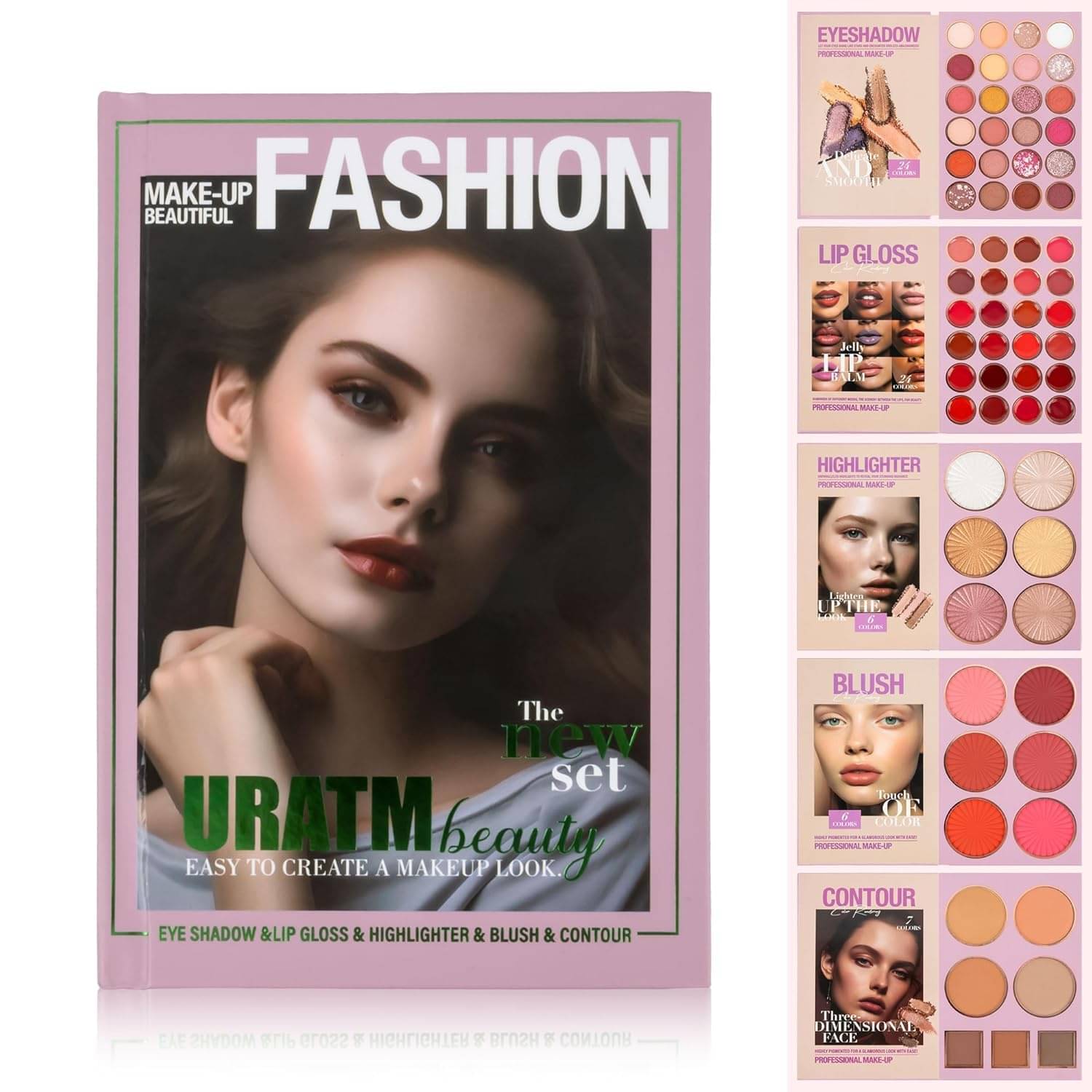     			COSCAT Eye Shadow Palette ( Book-Style Foldable Makeup Palette Set )