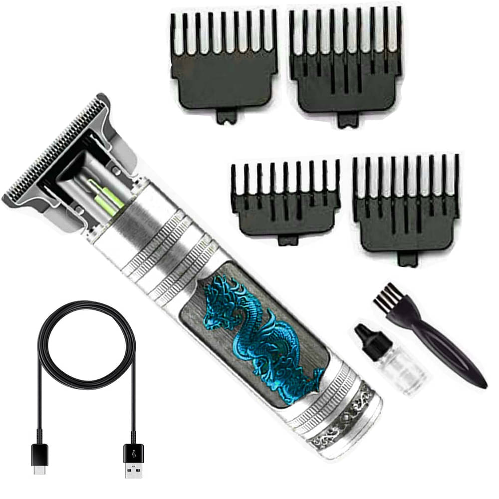     			CRS trimmer Silver Cordless Beard Trimmer With 60 minutes Runtime