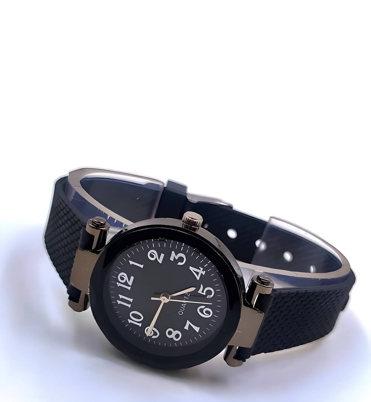     			Cosmic Black Resin Analog Womens Watch