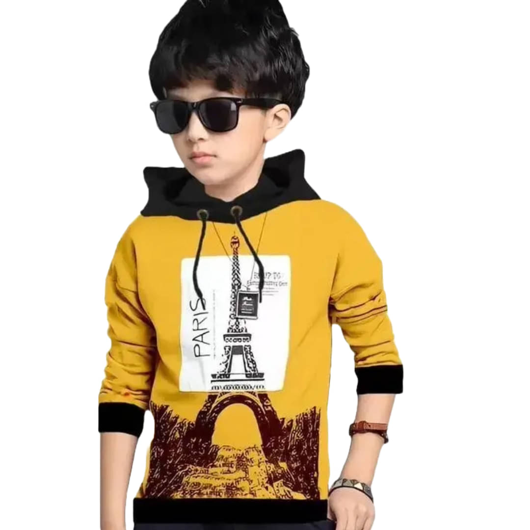     			Diaz Pack of 1 Boys & Girls Cotton T-Shirt ( Mustard )