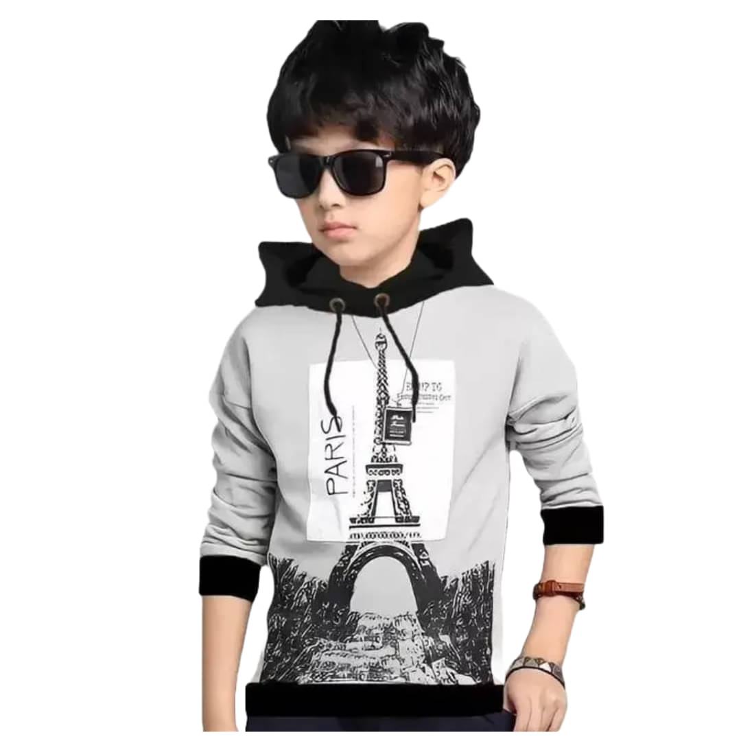     			Diaz Pack of 1 Boys & Girls Cotton T-Shirt ( Grey )