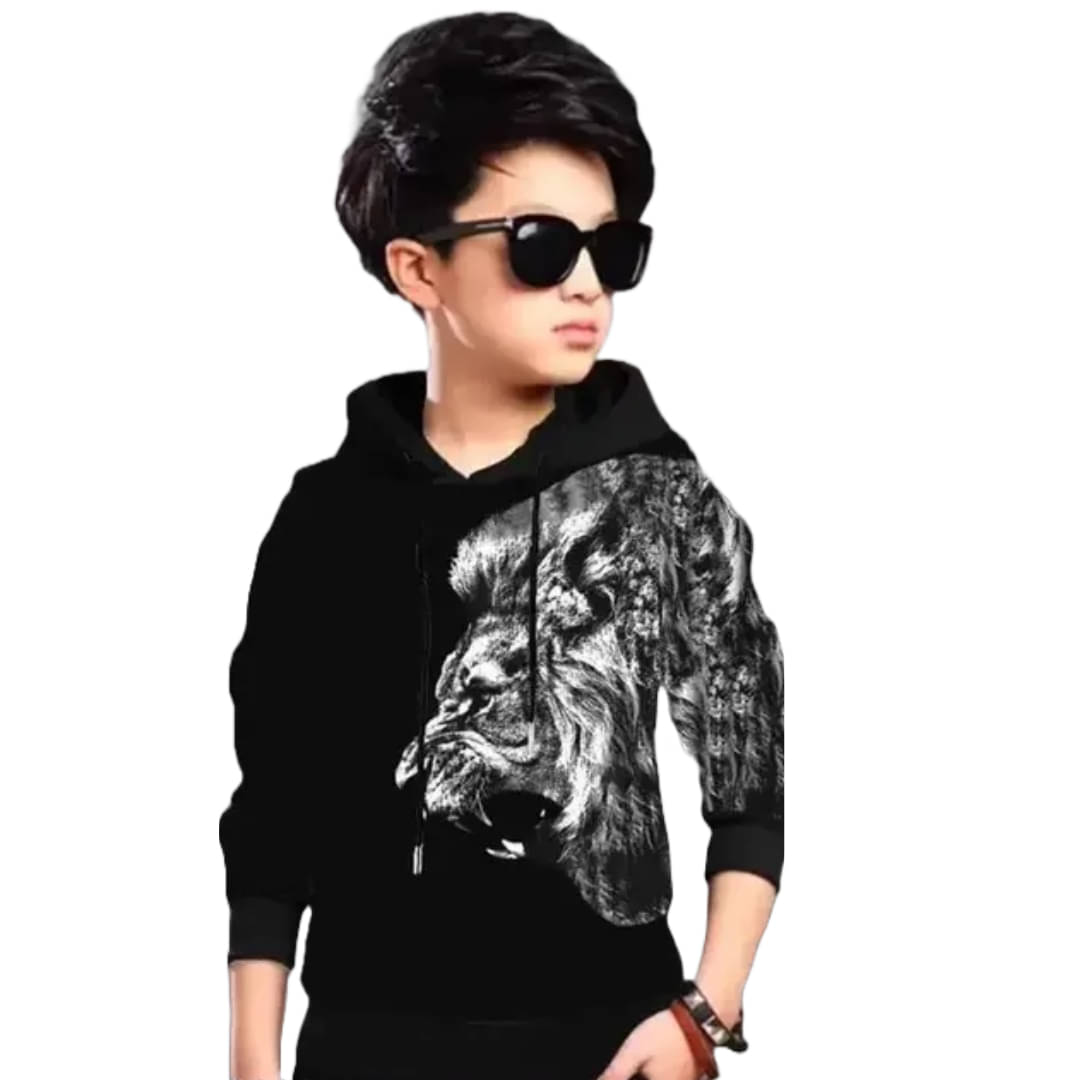     			Diaz Pack of 1 Boys & Girls Cotton T-Shirt ( Black )