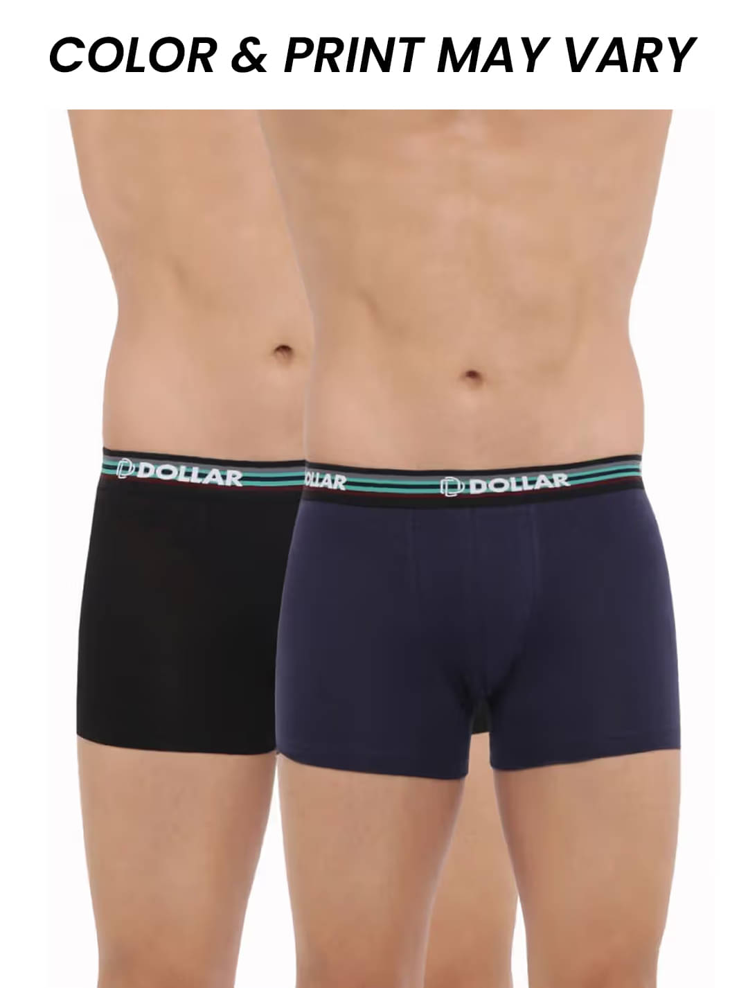 Dollar Bigboss Men's Pack of 2 Shuffle Intellisoft Cotton Spandex Solid Trunk (Colour May Vary) Dollar Bigboss Men's Pack of 2 Shuffle Intellisoft Cotton Spandex Solid Trunk (Colour May Vary)