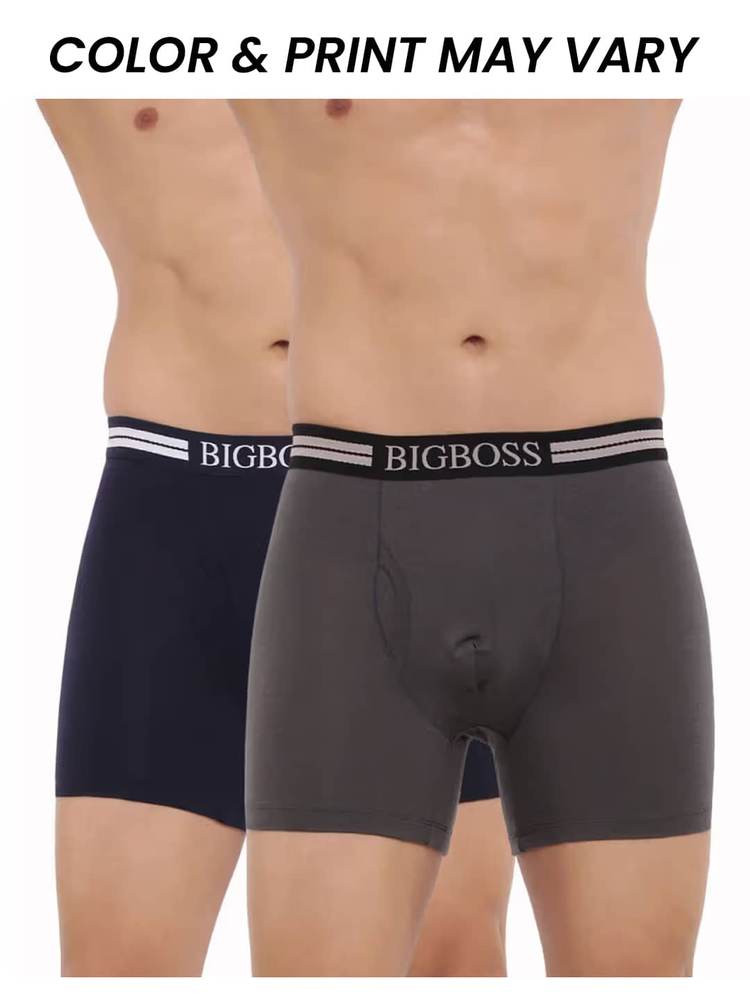 Dollar Bigboss Men's Pack of 2 Shuffle Intellisoft Cotton Modal Solid Trunk (Colour May Vary)