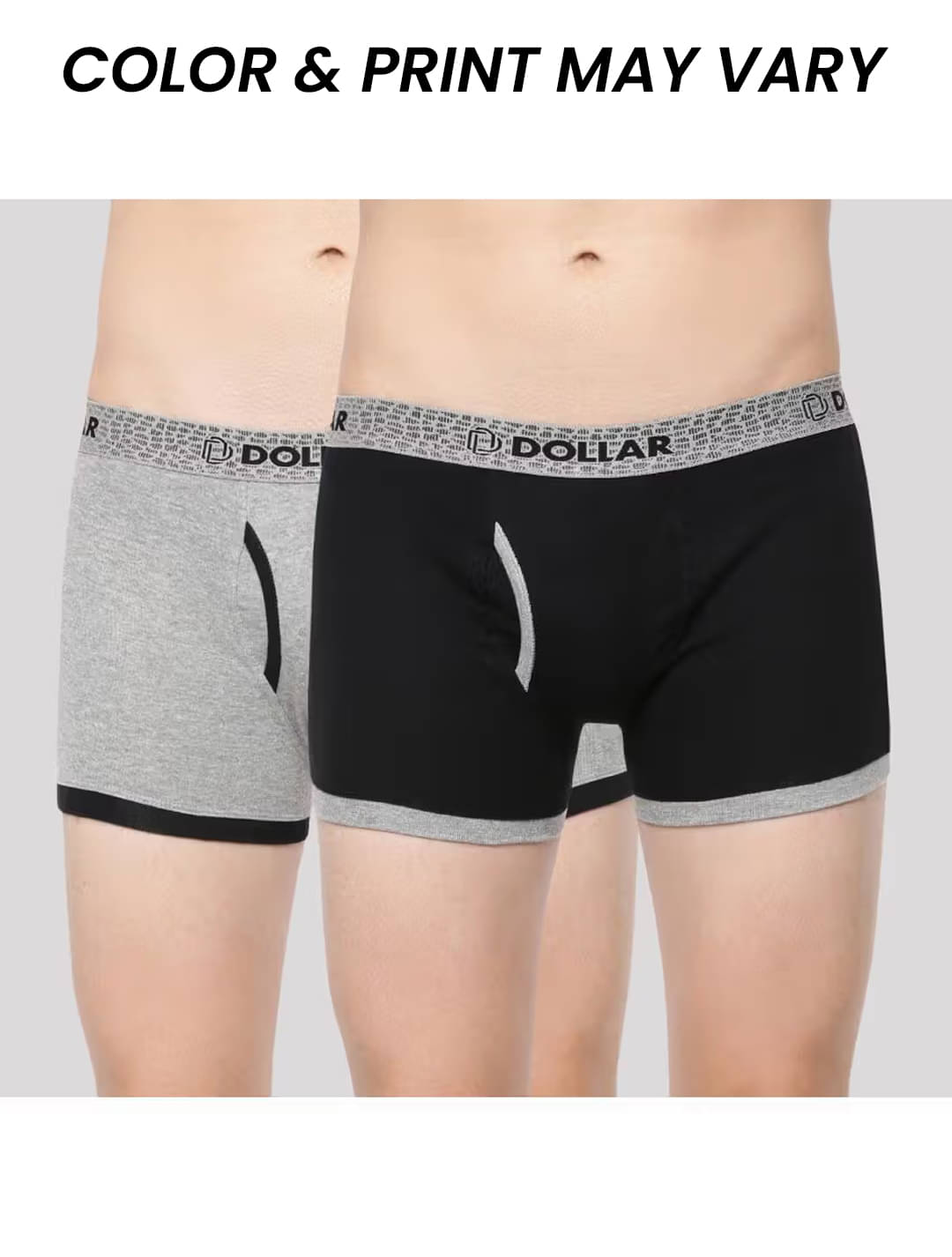 Dollar Bigboss Men's Pack of 2 Solid Combed Cotton Trunk With Contoured Pouch Support (Colour May Vary) Dollar Bigboss Men's Pack of 2 Solid Combed Cotton Trunk With Contoured Pouch Support (Colour May Vary)