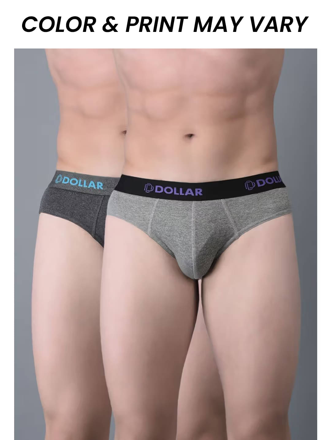 Dollar Bigboss Men's Pack of 2 Cotton Superior Snug Fit Solid Brief (Colour May Vary)     			Dollar Bigboss Men's Pack of 2 Cotton Superior Snug Fit Solid Brief (Colour May Vary)