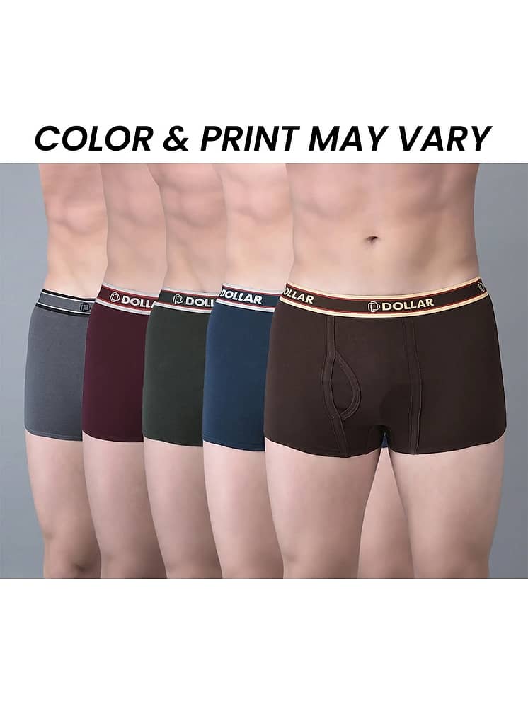 Buy Dollar Bigboss Men's 5 Pack Cotton Trunks Pack of 5 - Image 1