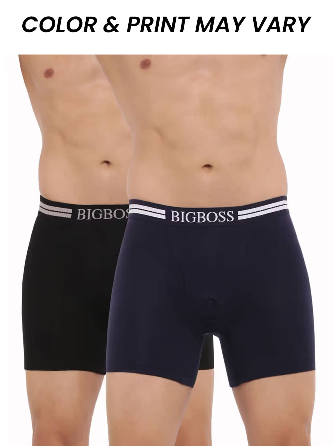 Dollar Bigboss Men's Pack of 2 Shuffle Intellisoft Cotton Modal Solid Trunk (Colour May Vary)