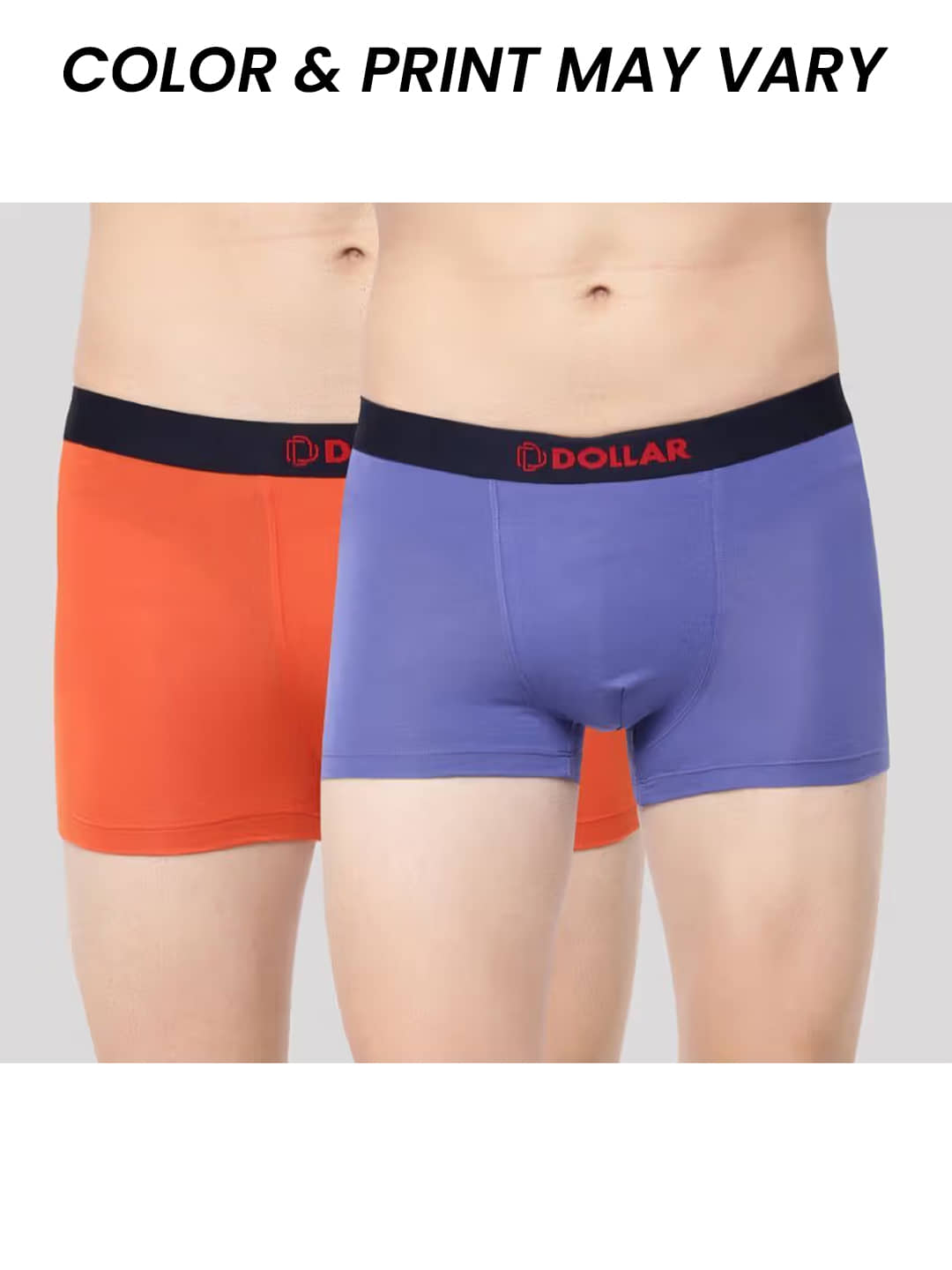 Dollar Bigboss Men's Pack of 2 Solid Trendy Trunk Formulated with Micro Modal Fabric (Colour May Vary)