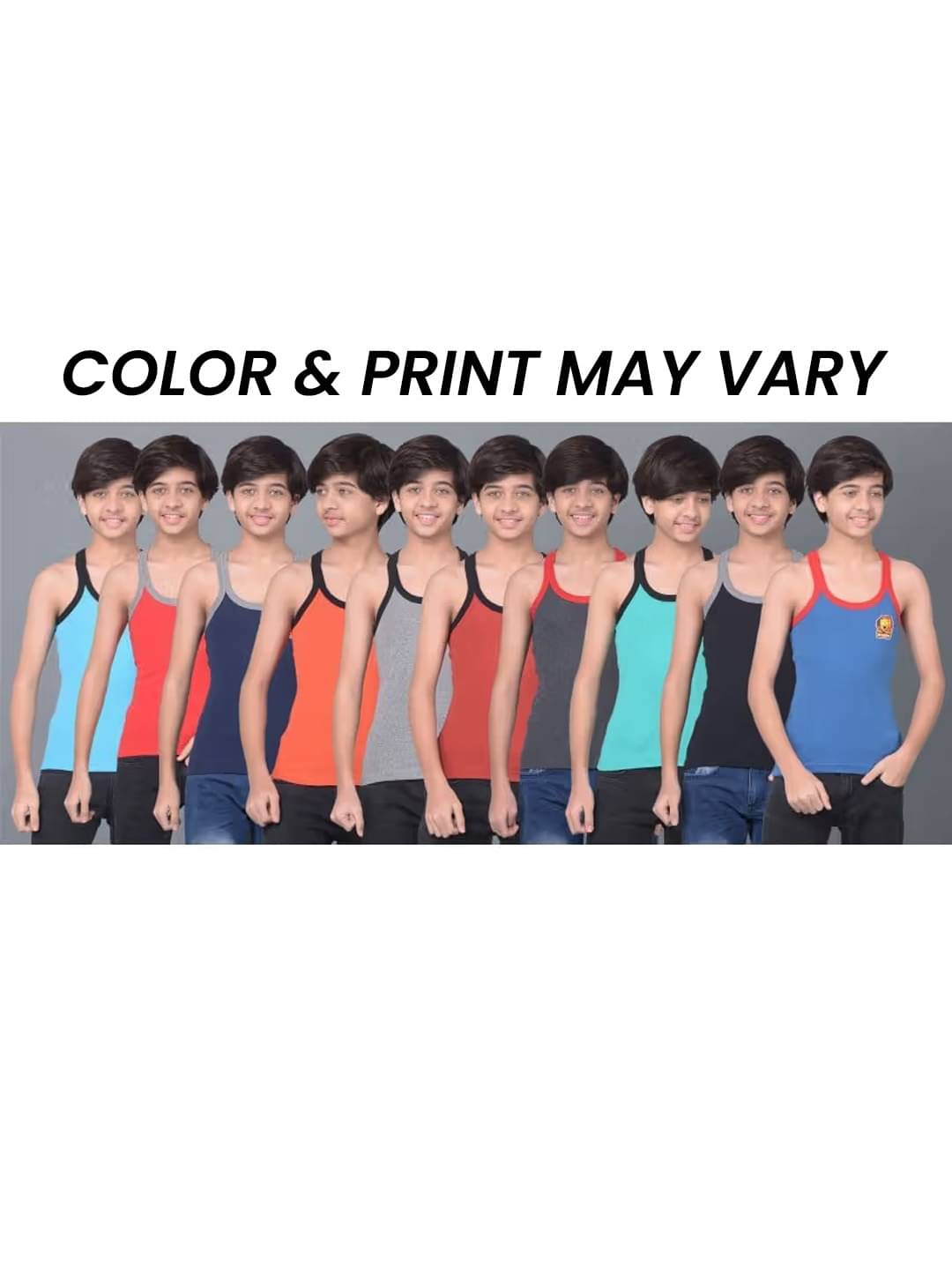     			Dollar Bigboss Pack of 10 Boys Cotton Blend ( Multi Color )