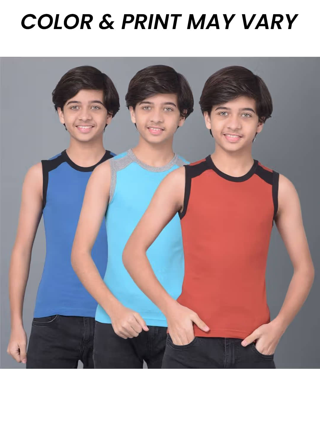 Dollar Bigboss Pack of 3 Boys Cotton Blend ( Multi Color ) - Nightwear & Loungewear | Buy online on ZillyBuy