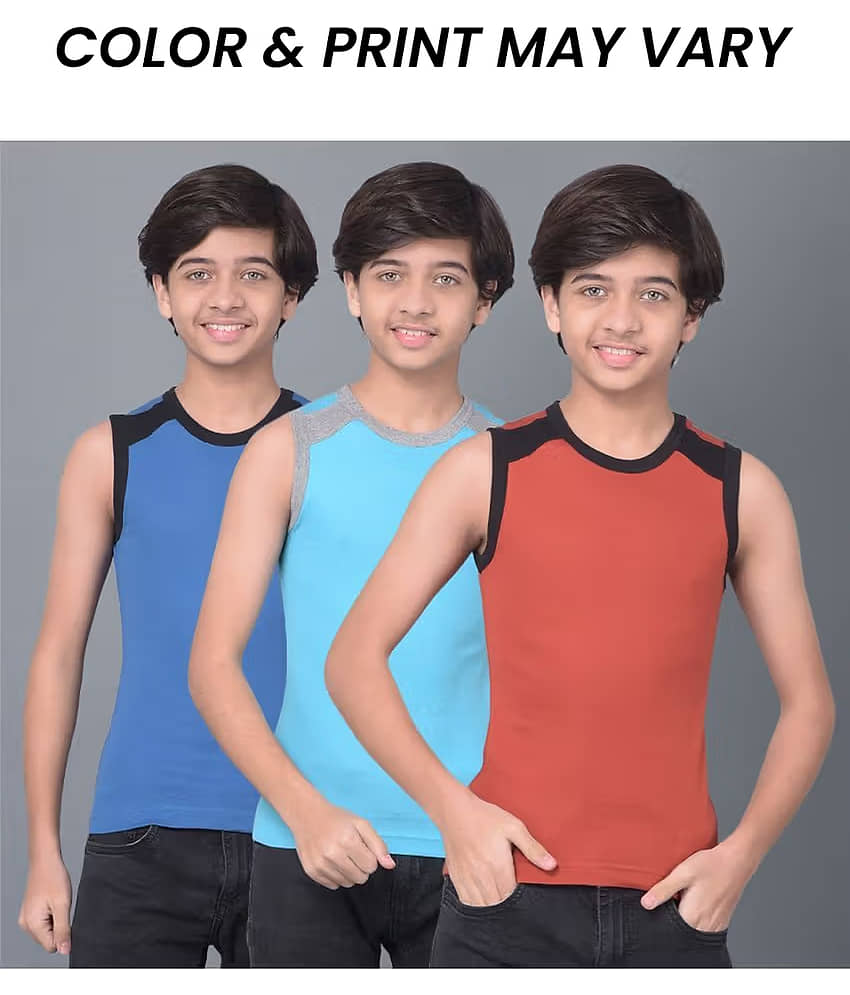 Dollar Bigboss Pack of 3 Boys Cotton Blend ( Multi Color ) - Nightwear & Loungewear | Buy online on ZillyBuy