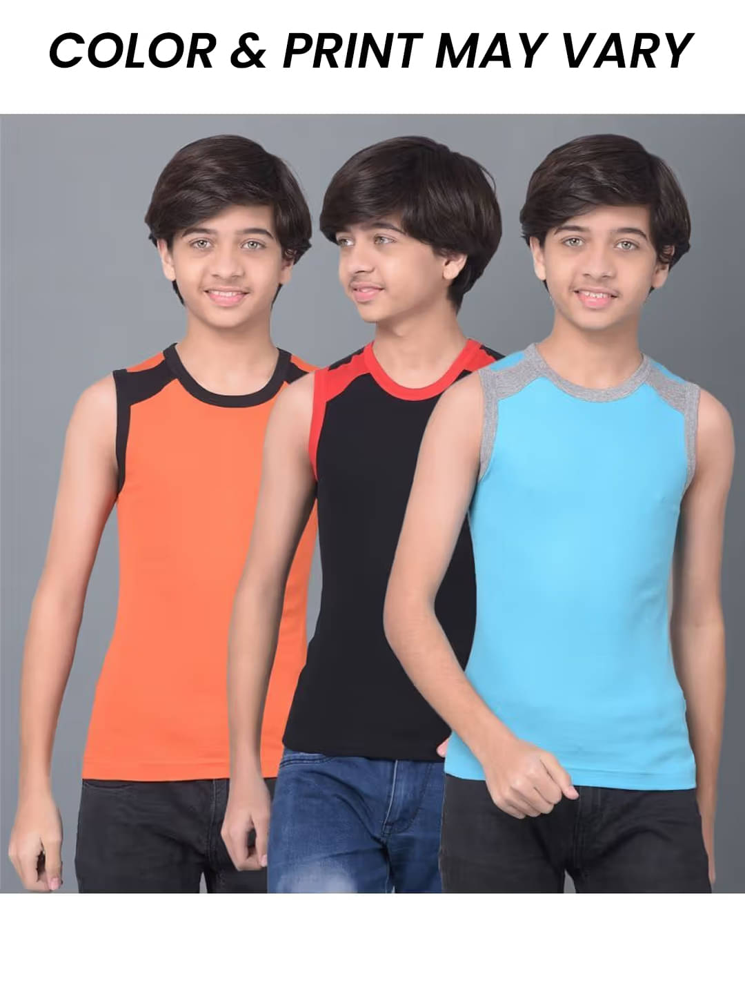 Dollar Bigboss Pack of 3 Boys Cotton Blend ( Multi Color ) Dollar Bigboss Pack of 3 Boys Cotton Blend ( Multi Color )