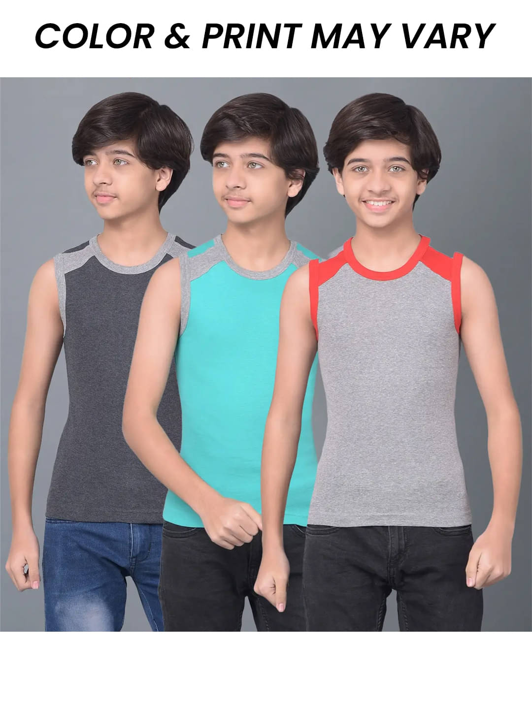 Dollar Bigboss Pack of 3 Boys Cotton Blend ( Multi Color ) Dollar Bigboss Pack of 3 Boys Cotton Blend ( Multi Color )