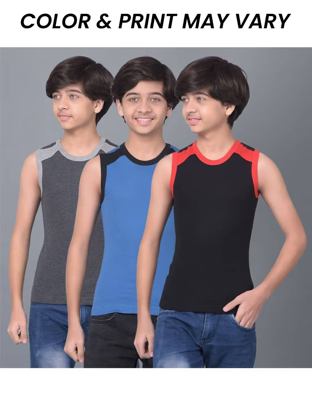 Dollar Bigboss Pack of 3 Boys Cotton Blend ( Multi Color ) Dollar Bigboss Pack of 3 Boys Cotton Blend ( Multi Color )
