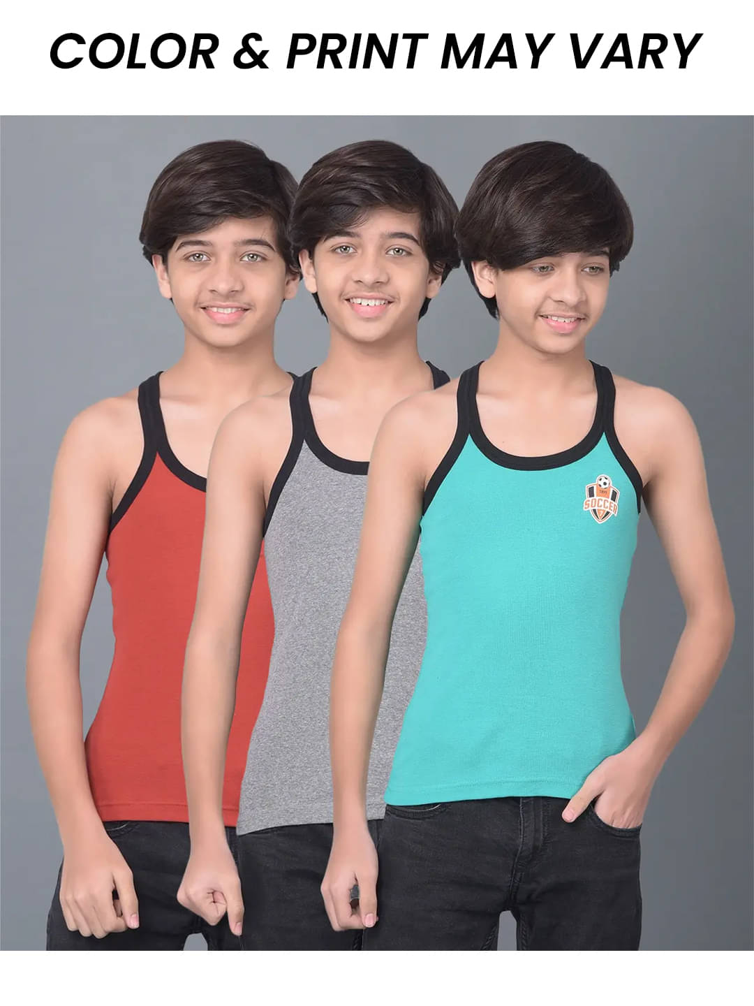 Dollar Bigboss Pack of 3 Boys Cotton Blend ( Multi Color ) Dollar Bigboss Pack of 3 Boys Cotton Blend ( Multi Color )