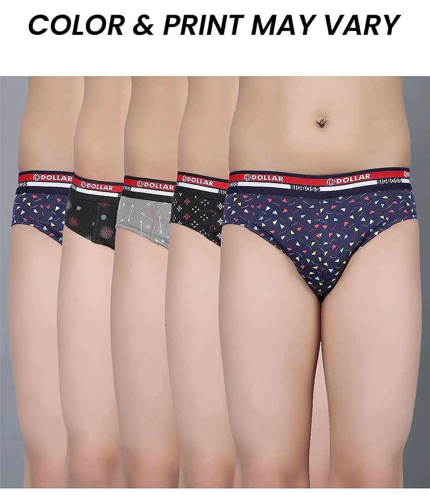 Dollar Bigboss Pack of 5 Boys Cotton Blend Briefs ( Multi Color ) - Nightwear & Loungewear | Buy online on ZillyBuy