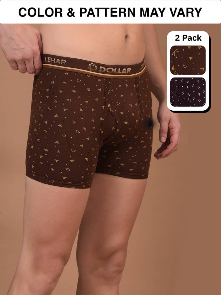     			Dollar Pack of 2 Cotton Blend Trunks For Men's ( Multicolor )