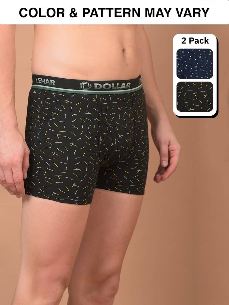     			Dollar Pack of 2 Cotton Blend Trunks For Men's ( Multicolor1 )