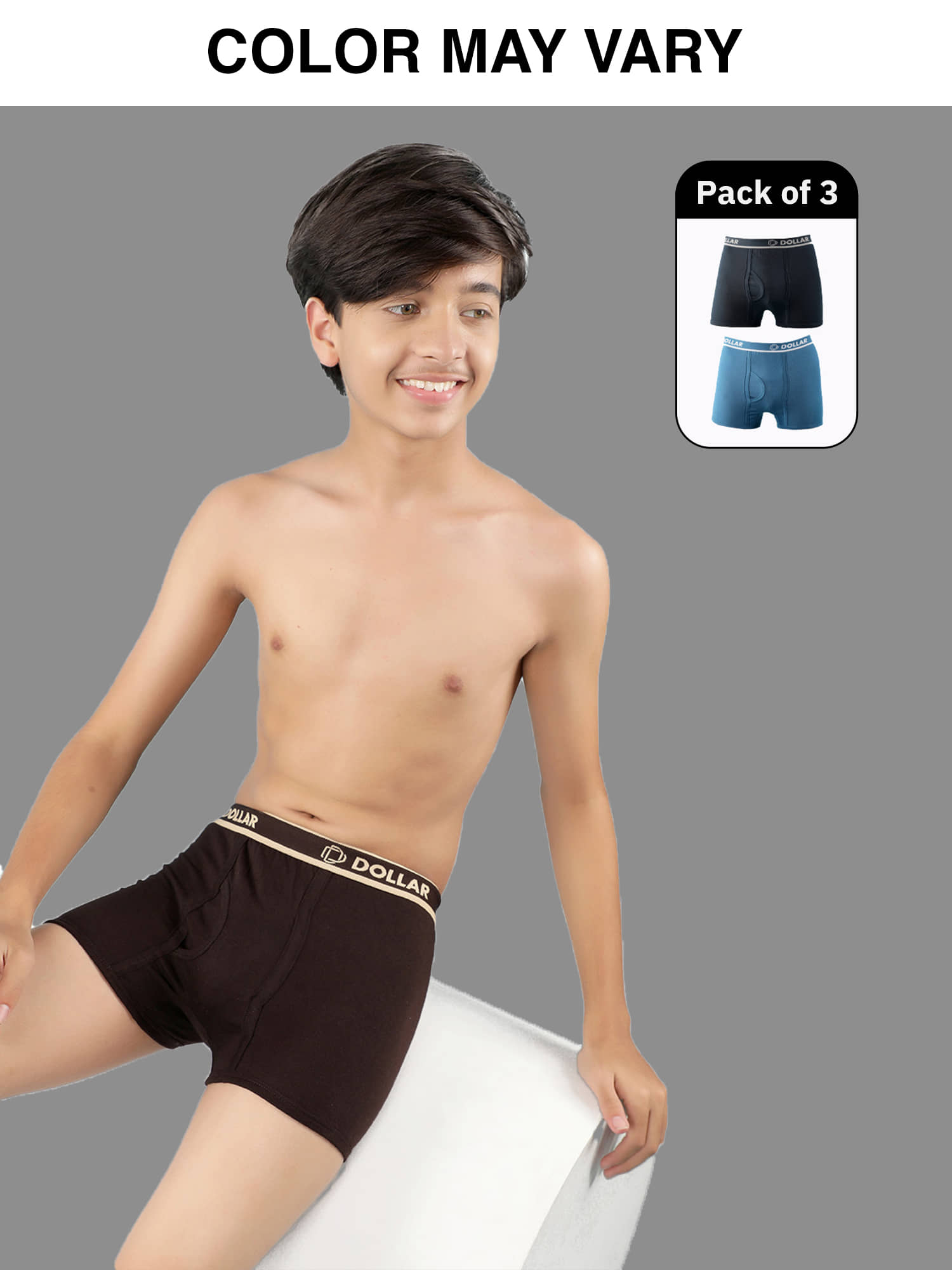 Dollar lehar Pack of 3 Boys Cotton Trunks ( Multicolor ) - Nightwear & Loungewear | Buy online on ZillyBuy
