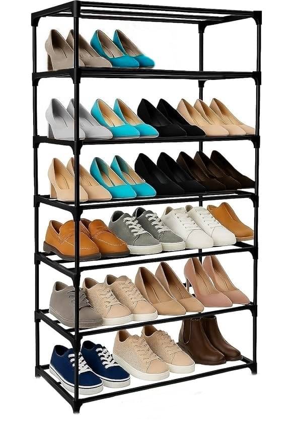     			EXPSOURE 7 LAYER OPEN SHOE RACK