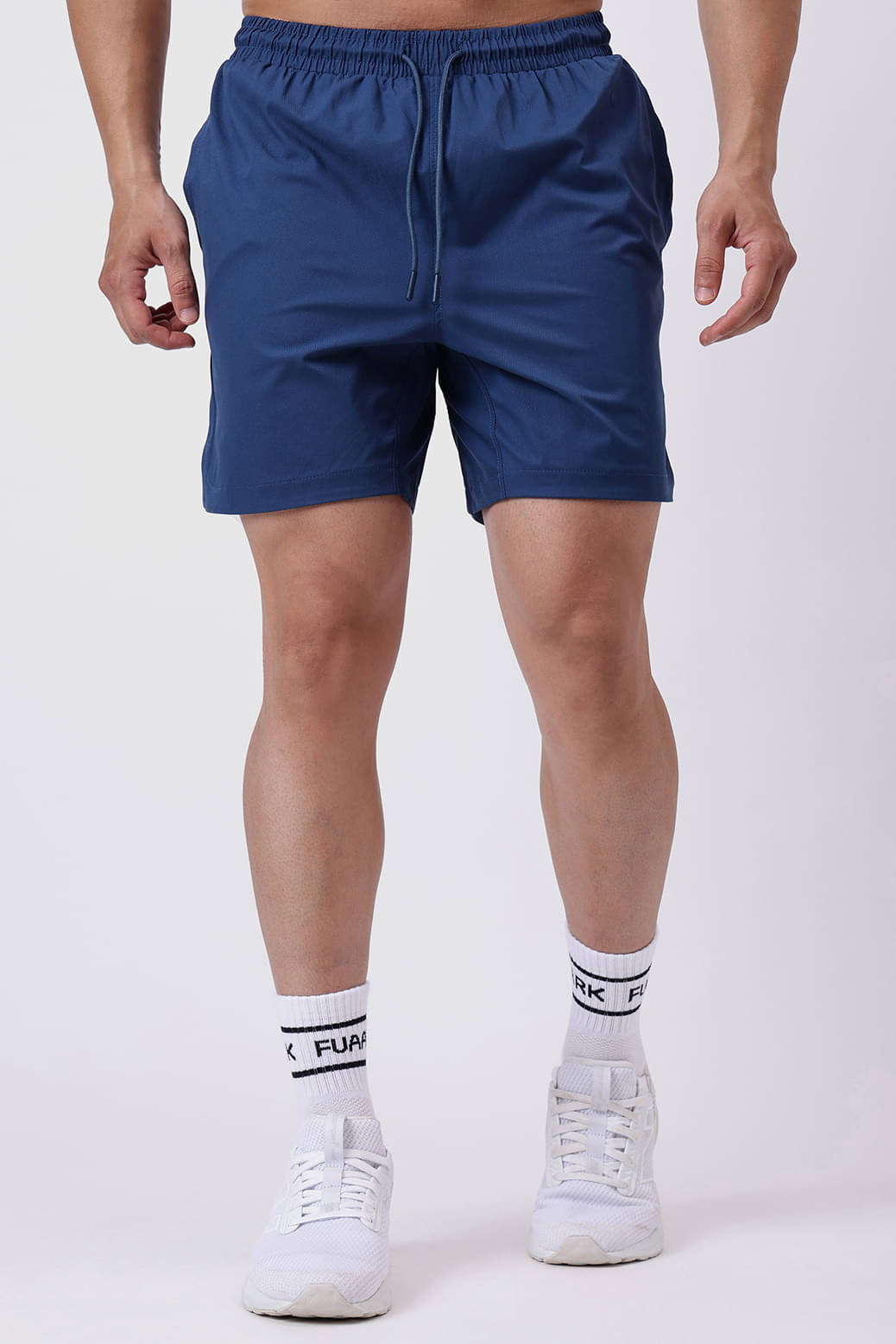 Fuaark Blue Polyester Men's Gym Shorts ( Pack of 1 ) Fuaark Blue Polyester Men's Gym Shorts ( Pack of 1 )