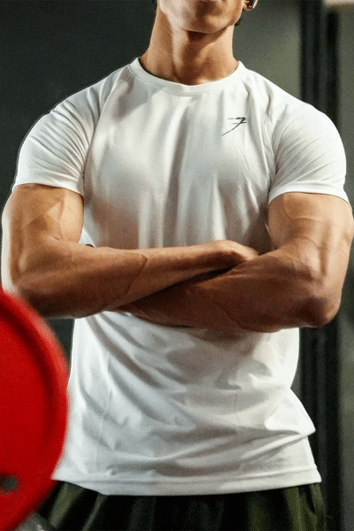 Fuaark White Polyester Slim Fit Men's Sports T-Shirt ( Pack of 1 ) Fuaark White Polyester Slim Fit Men's Sports T-Shirt ( Pack of 1 )