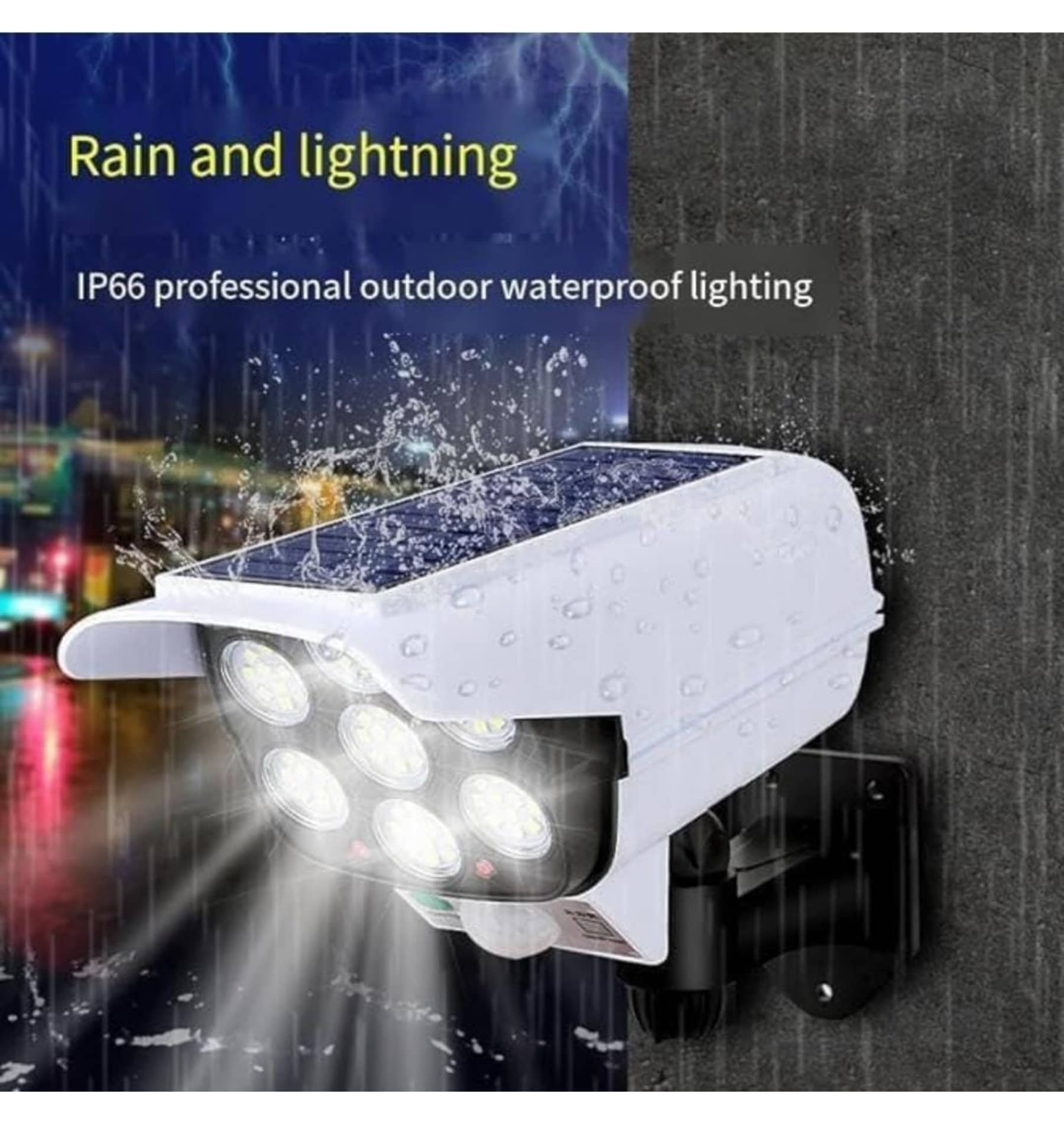 GMPex Solar Outdoor Water Proof Resistant Light Fake Camera Night Light 10W Solar Outdoor Wall Light ( Pack of 1 ) - Electricals | Buy online on ZillyBuy
