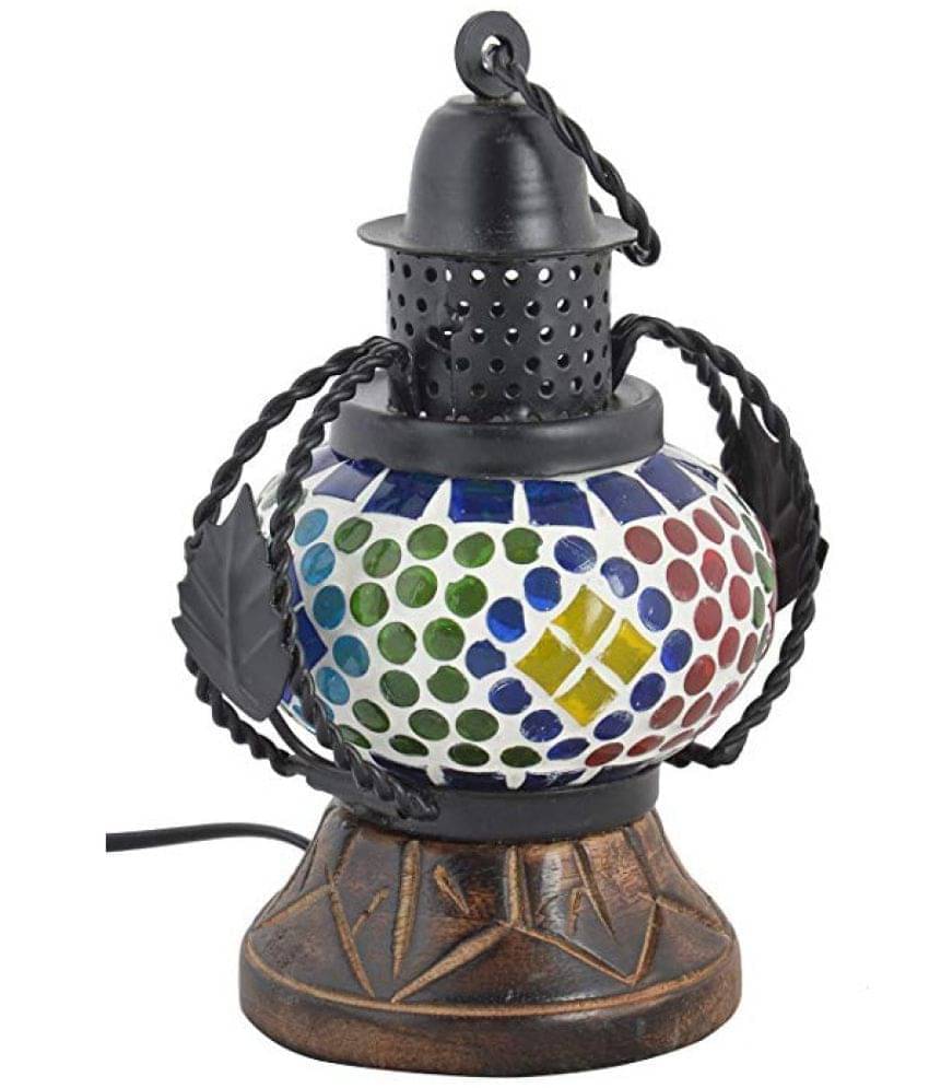     			HOME ACCESSORIES Multicolor Decorative Table Lamp ( Pack of 2 )