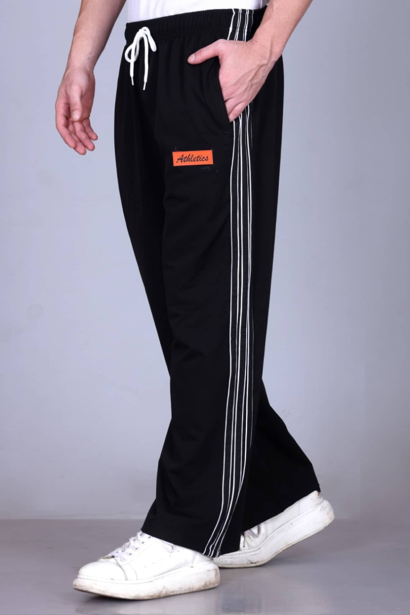 HVBK Black Polyester Men's Trackpants ( Pack of 1 ) - Track Pants | Buy online on ZillyBuy