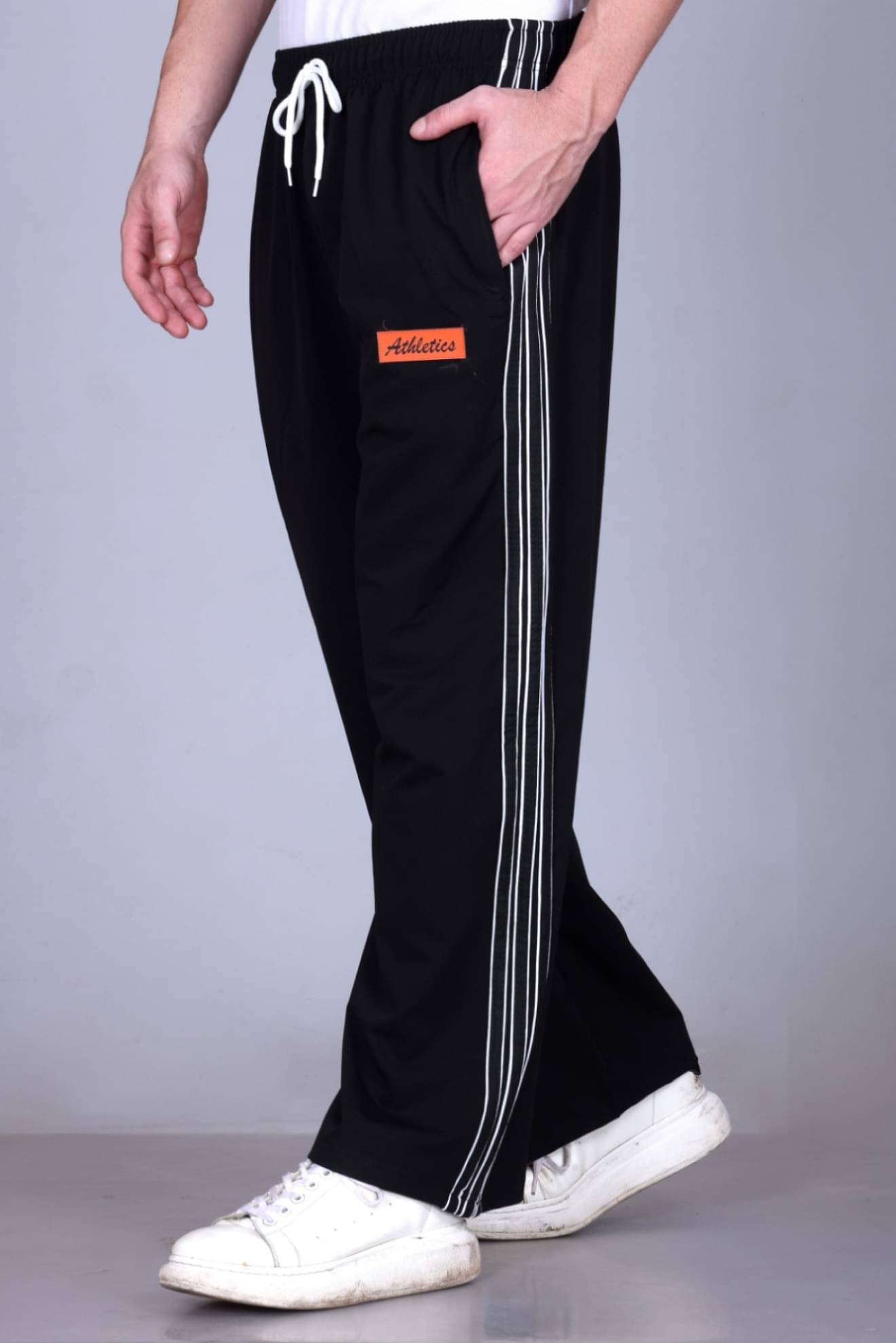 HVBK Black Polyester Men's Trackpants ( Pack of 1 )     			HVBK Black Polyester Men's Trackpants ( Pack of 1 )