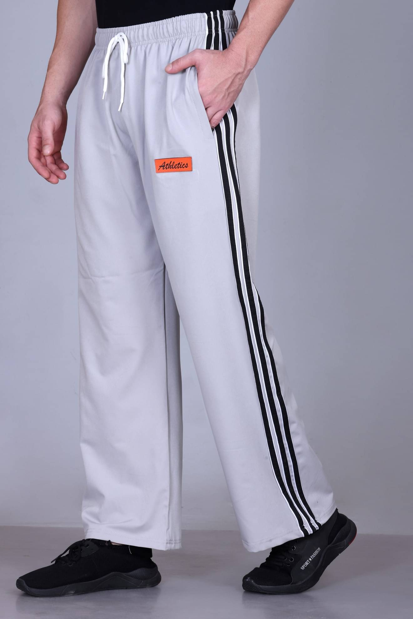 HVBK Grey Polyester Men's Trackpants ( Pack of 1 ) HVBK Grey Polyester Men's Trackpants ( Pack of 1 )