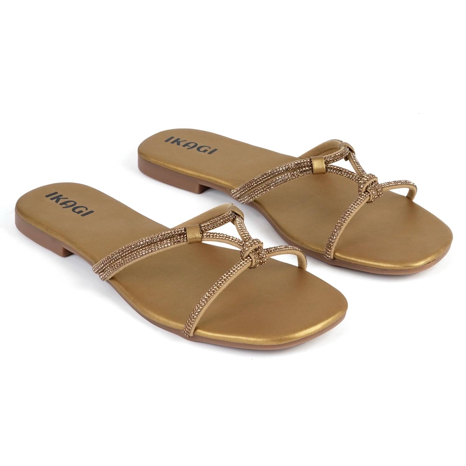     			IKAGI Copper Women's Flats