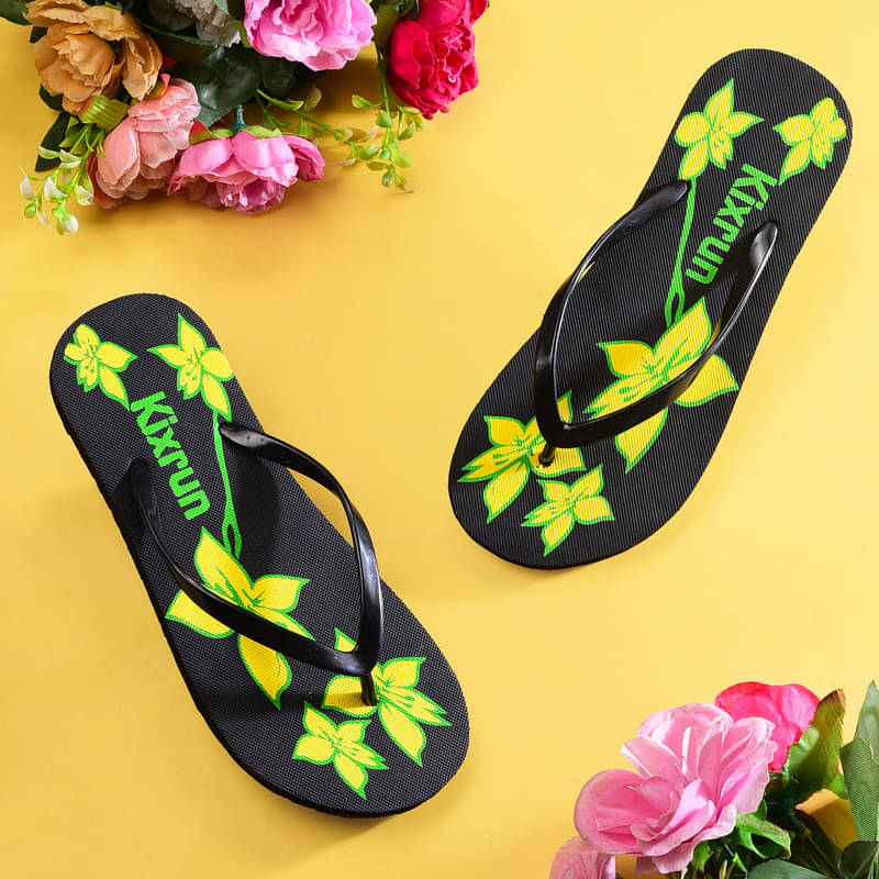     			KIXRUN FASHION Black Women's Daily Slipper