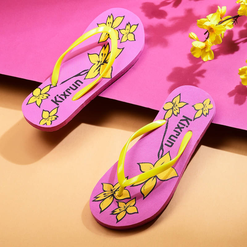     			KIXRUN FASHION Pink Women's Daily Slipper