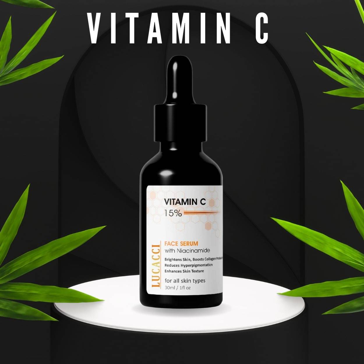 LUCACCI Face Serum Vitamin C Radiant Glow For All Skin Type ( Pack of 1 ) LUCACCI Face Serum Vitamin C Radiant Glow For All Skin Type ( Pack of 1 )