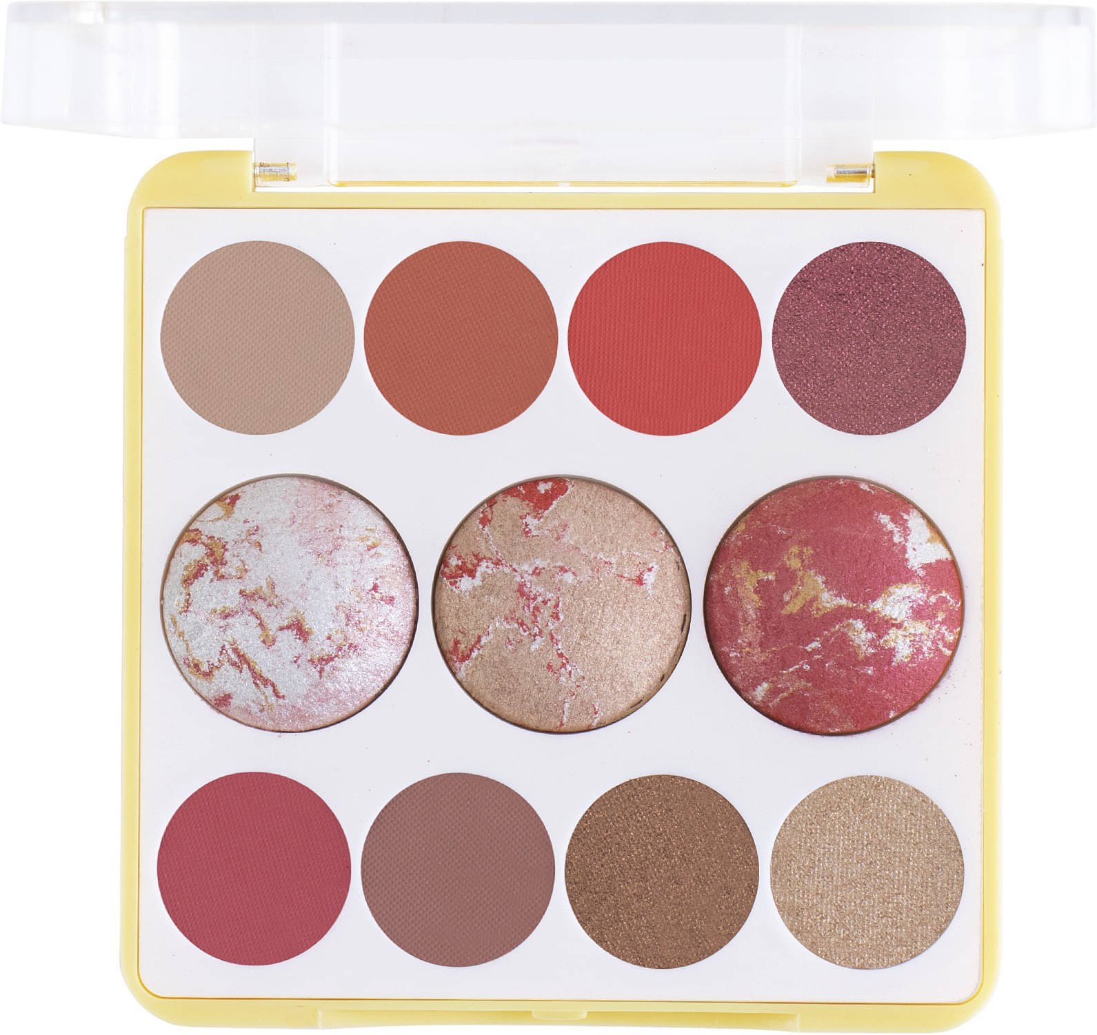     			MARS 11 Shade Glitter Eyeshadow Blusher Bloomingdale Palette 18 g (Shade-02)