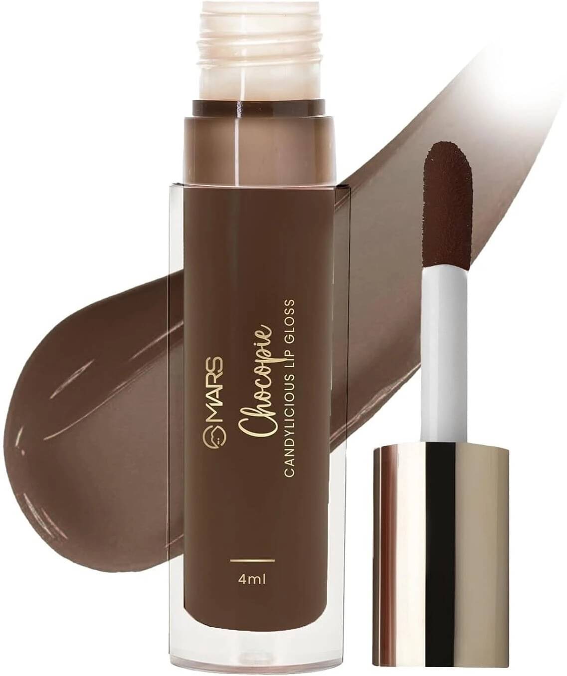 MARS Candylicious Coloured Lip Gloss | Hydrating | High Shine | Non-Sticky Lipgloss (4 ml, 06-CHOCOLATE) MARS Candylicious Coloured Lip Gloss | Hydrating | High Shine | Non-Sticky Lipgloss (4 ml, 06-CHOCOLATE)
