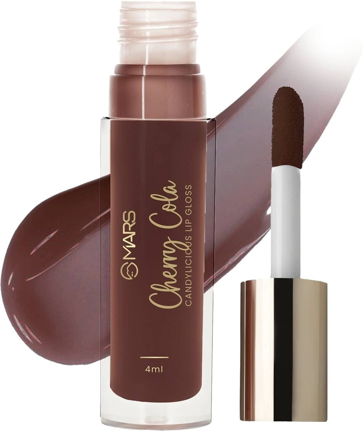     			MARS Candylicious Coloured Lip Gloss | Hydrating | High Shine | Non-Sticky Lipgloss (4 ml, 08-CHERRY COLA)