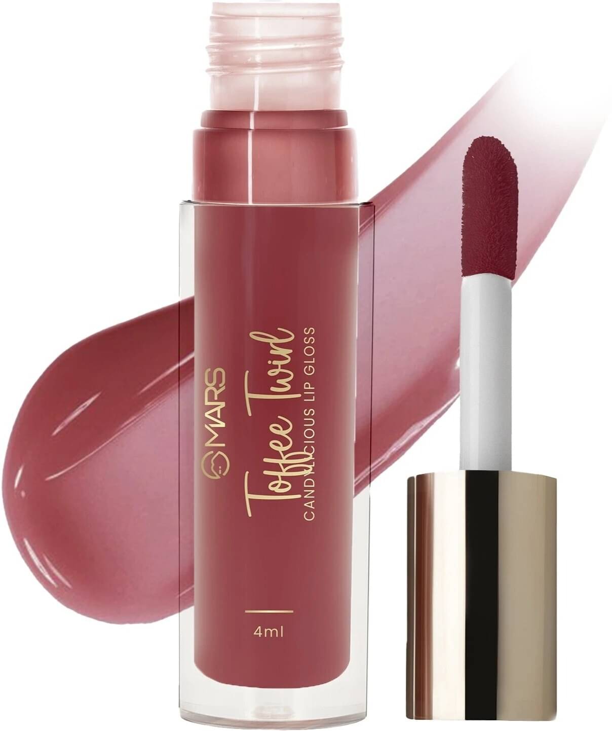     			MARS Candylicious Coloured Lip Gloss | Hydrating | High Shine | Non-Sticky Lipgloss (4 ml, 11-TOFFEE TWIRL)