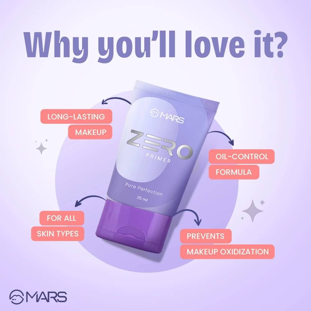     			MARS Zero Pore Perfection Primer - 25 ml (Transprent)