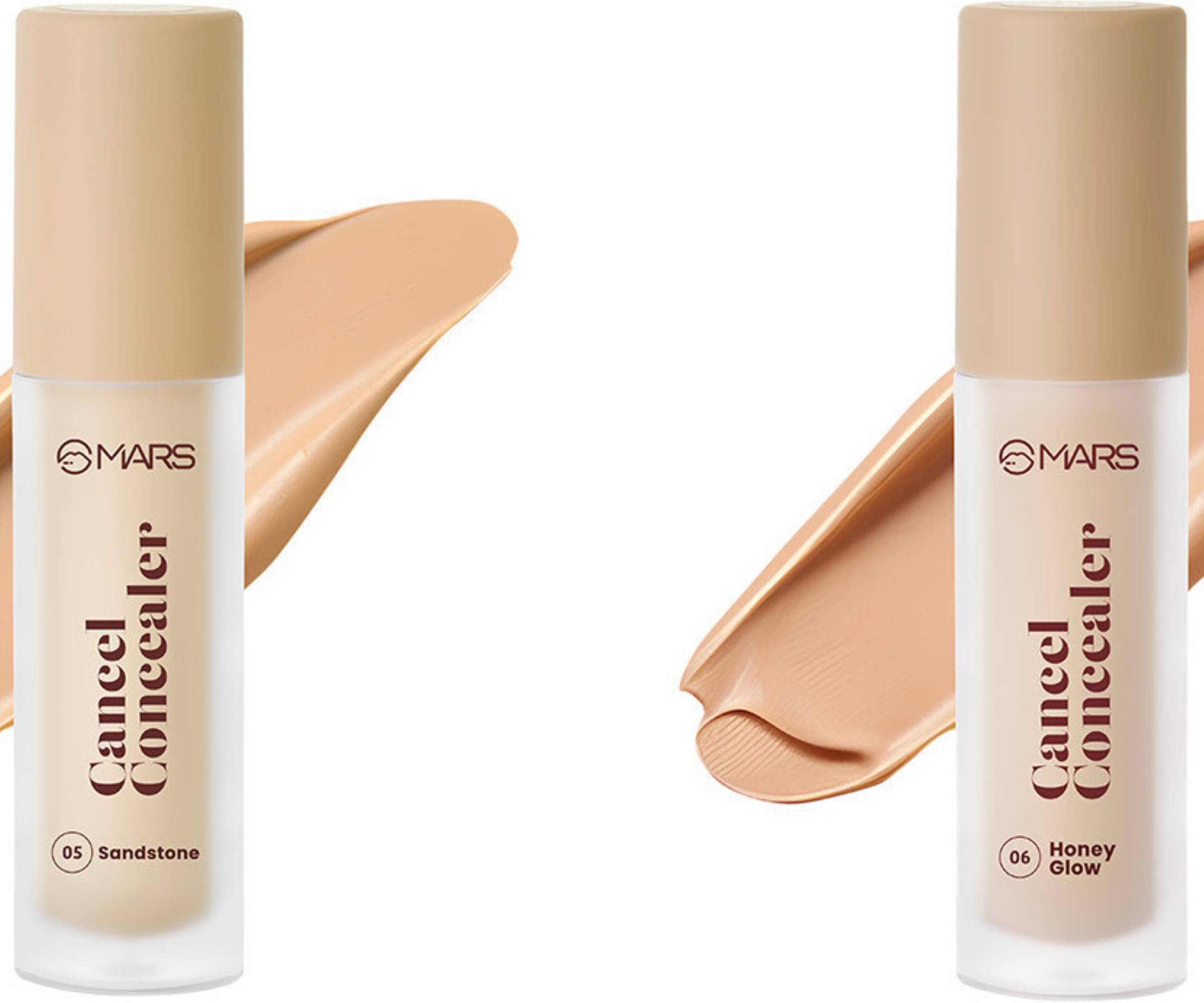 MARS SPF50 PA++++Cancel Concealer for Face Makeup with Radiant Natural Finish (SANDSTONE, HONEY GLOW, 6ml Each) MARS SPF50 PA++++Cancel Concealer for Face Makeup with Radiant Natural Finish (SANDSTONE, HONEY GLOW, 6ml Each)