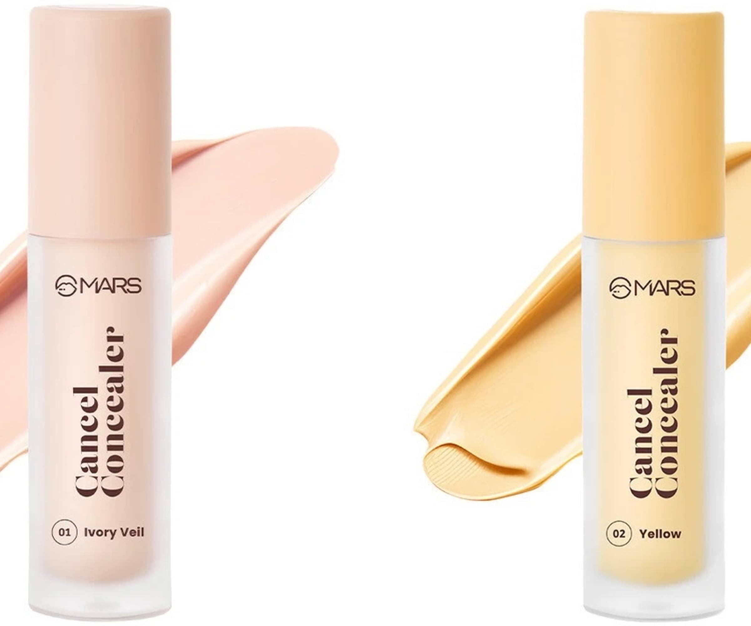 MARS SPF50 PA++++Cancel for Face Makeup with Radiant Natural Finish Concealer (IVORY VELI ,YELLOW, 12 ml) MARS SPF50 PA++++Cancel for Face Makeup with Radiant Natural Finish Concealer (IVORY VELI ,YELLOW, 12 ml)
