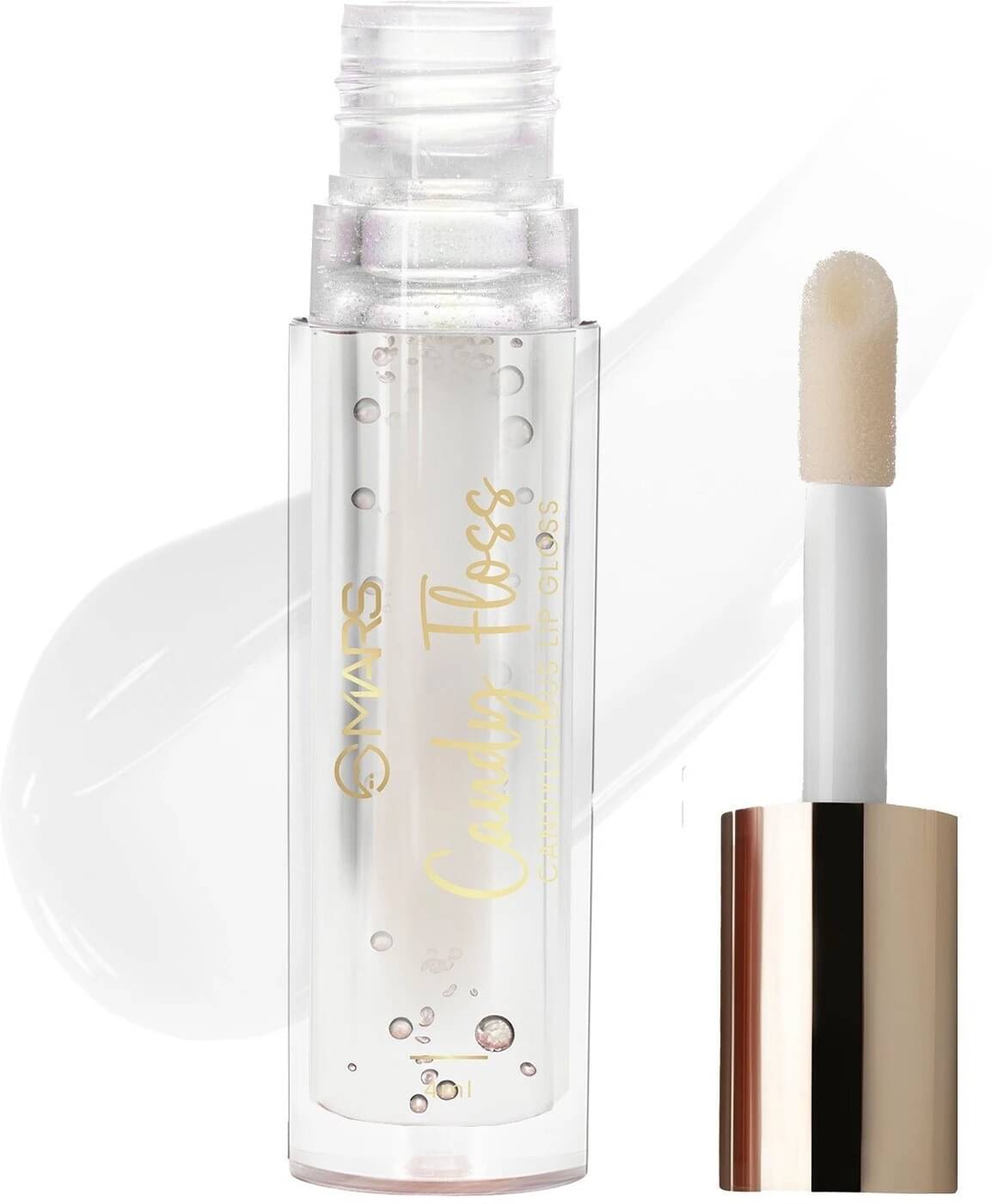 MARS Candylicious Coloured Lip Gloss | Hydrating | High Shine | Non-Sticky Lipgloss (4 ml, 04-CANDY FLOSS) MARS Candylicious Coloured Lip Gloss | Hydrating | High Shine | Non-Sticky Lipgloss (4 ml, 04-CANDY FLOSS)